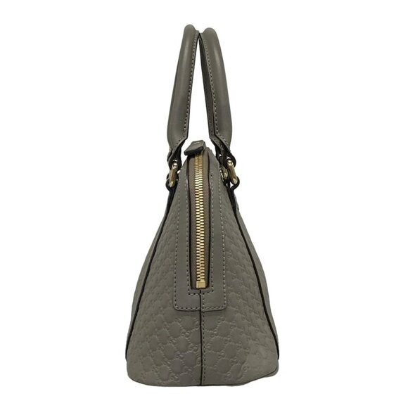 GUCCI Micro Guccissima Gray Leather - Handbag 903-080125 - Picture 4 of 14